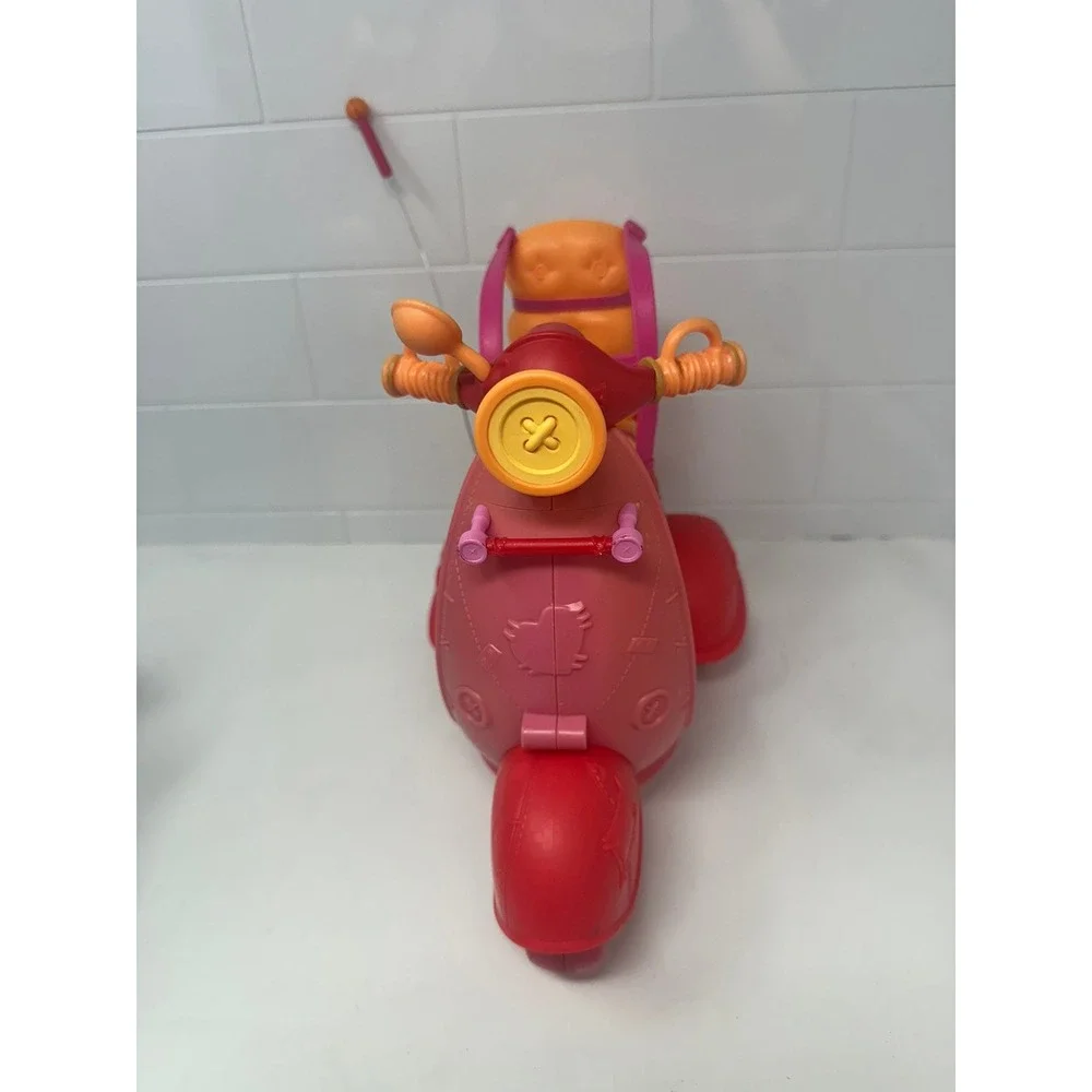 Lalaloopsy‎ RC Scooter Pink Orange Moped Three Wheeler Toy NO CONTROLLER